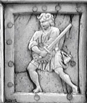 Metropolitan Museum of Art, NY,  έκθεμα με πολεμιστές και μυθικές φιγούρες, κατασκευάστηκε στη Κωνσταντινούπολη το 10ο αιώνα μ.Χ. Από το αρχείο φωτογραφείων του κ. Timothy Dowson.